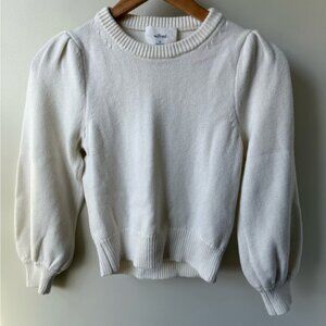 WILFRED Aritzia Seabrook Cropped Sweater Coquette Preppy Merino Wool Soft XS